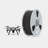 Nylon-12 Carbon Fiber (PA12-CF) 3D Printer Engineering Filament 1KG - PA12-CF | Black 1KG