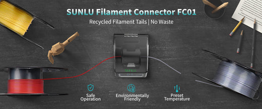 Usage Instructions of SUNLU Filament Connector FC01 | Limitless Fusion, Boundless Creation