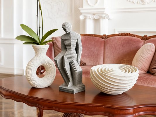 3D Printed Office Décor: Marble PLA vs Wood PLA