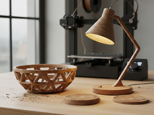 SUNLU Wood PLA Filament: Add Warm Wood Grain Texture to Your 3D Prints