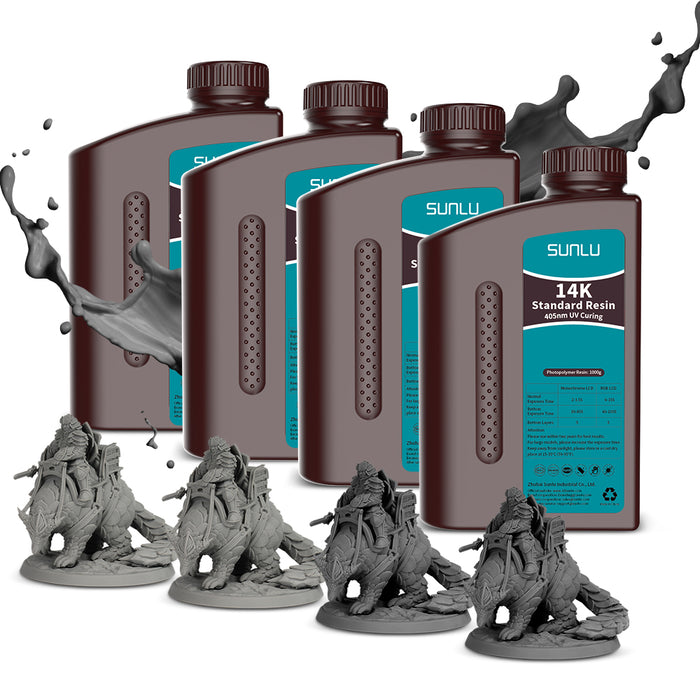 14K Standard Resin 1000G*4 Bottles Combo