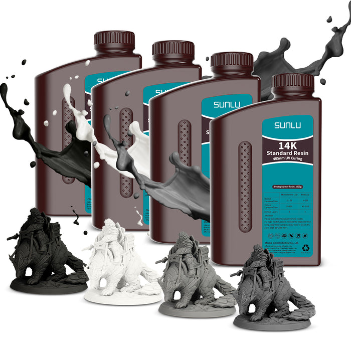 14K Standard Resin 1000G*4 Bottles Combo