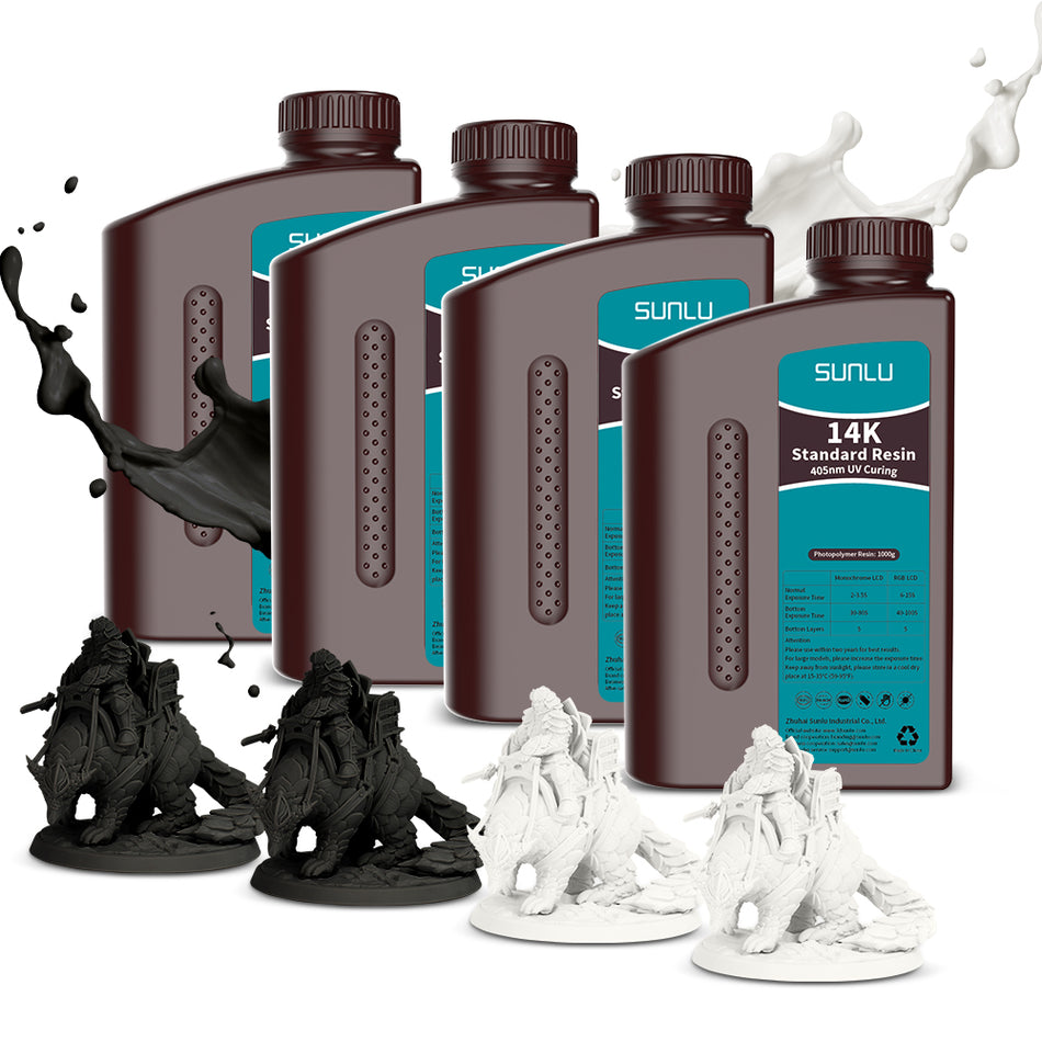 14K Standard Resin 1000G*4 Bottles Combo