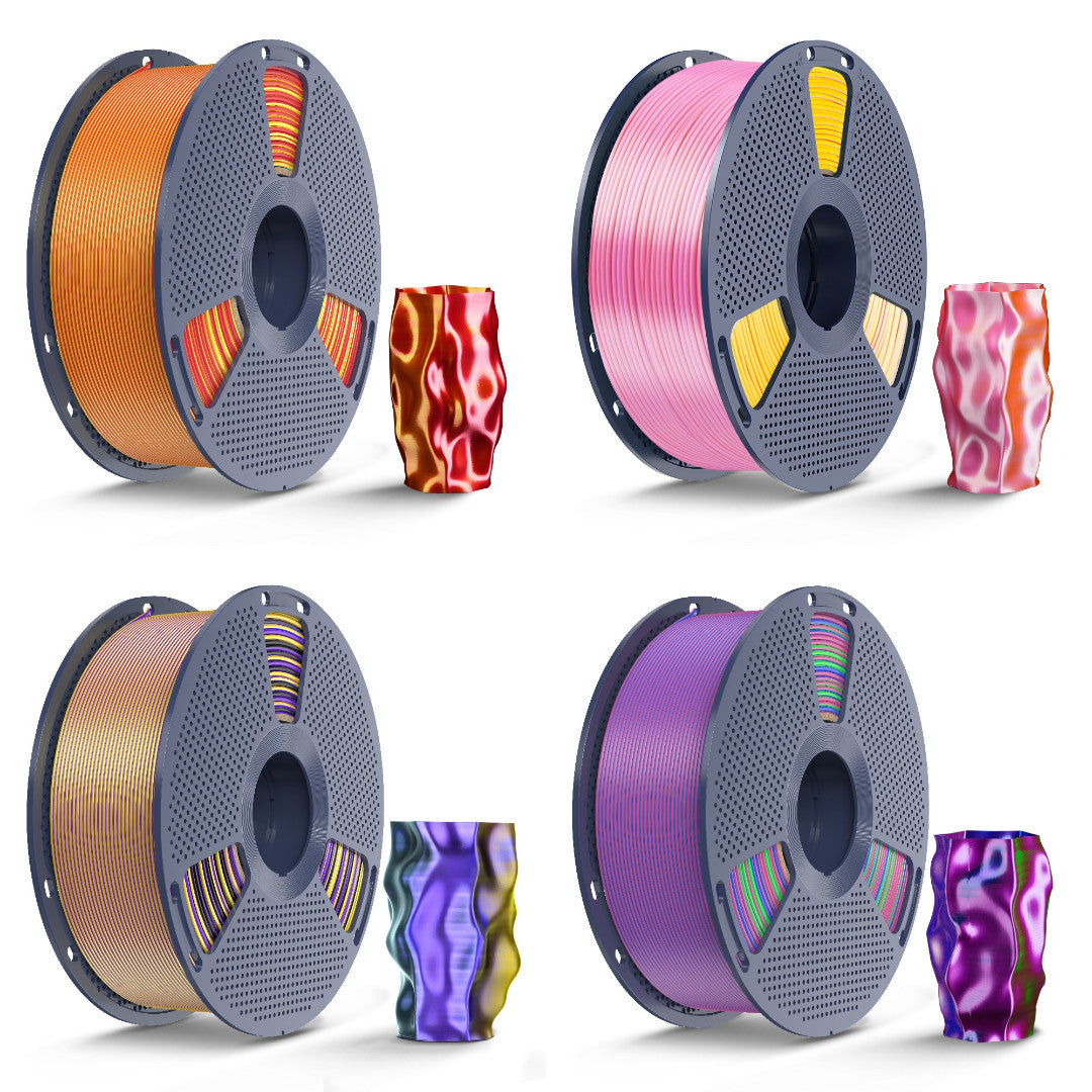 Multi-Color SILK Filament (Dual-Color, Tri-Color) 1KG