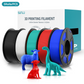 SUNLU PLA, PLA Plus, Rainbow Filament 1KG*5 Rolls Combo
