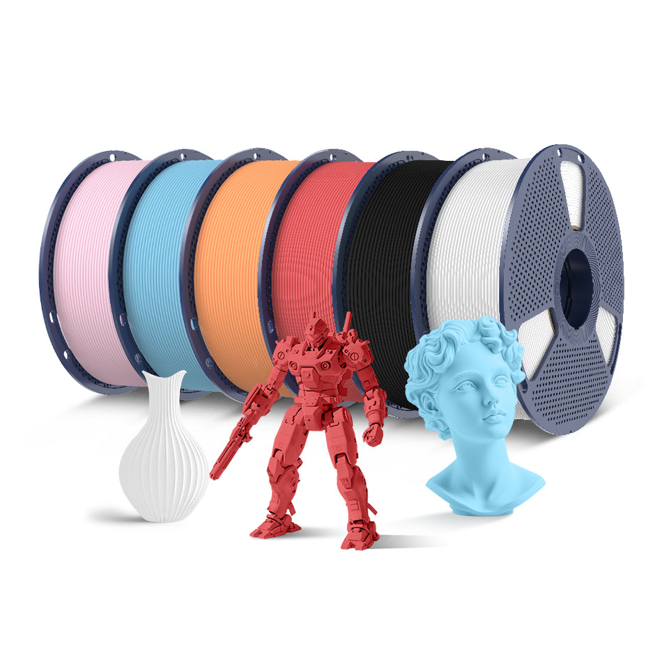 [MOQ: 6 Rolls] PLA Serie Collection, PLA, PLA+, PLA+2.0, PLA Meta, PLA Matte, Silk PLA+, PLA Wood, High Speed PLA Filament 1KG