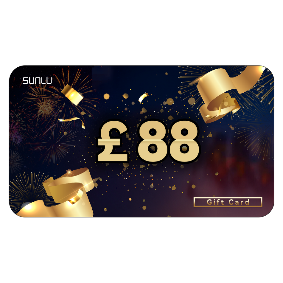 [2% OFF] SUNLU UK Store Gift Card, Auto-discount applied at checkout