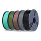 High Speed PLA (HSPLA) 5KG Filament Bundle, 1KG per Roll, 5 Packs Bundle