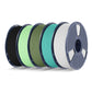 SUNLU 5KG Filament Bundle Collection: PLA, PLA+, PLA Meta, PLA Mattte, PETG, Rainbow , 1KG per Roll, 5 Packs Bundle