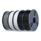 High Speed PLA (HSPLA) 5KG Filament Bundle, 1KG per Roll, 5 Packs Bundle