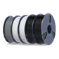 PLA+ 2.0, Upgraded PLA+(PLA Plus) 5KG Filament Bundle, 1KG per Roll, 5 Packs Bundle