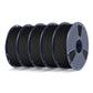 PLA Matte 5KG Filament Bundle, 1KG per Roll, 5 Packs Bundle
