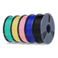 PETG 5KG Filament Bundle, 1KG per Roll, 5 Packs Bundle