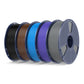 PLA+ 2.0, Upgraded PLA+(PLA Plus) 5KG Filament Bundle, 1KG per Roll, 5 Packs Bundle