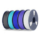 PLA Matte 5KG Filament Bundle, 1KG per Roll, 5 Packs Bundle