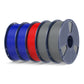 High Speed PLA (HSPLA) 5KG Filament Bundle, 1KG per Roll, 5 Packs Bundle