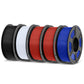 SUNLU PLA, PLA Plus, Rainbow Filament 1KG*5 Rolls Combo
