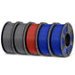 HSPLA(High Speed PLA) Filament 1KG*5 Spools Combo