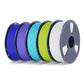 PLA Matte 5KG Filament Bundle, 1KG per Roll, 5 Packs Bundle