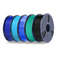 SUNLU 5KG Filament Bundle Collection: PLA, PLA+, PLA Meta, PLA Mattte, PETG, Rainbow , 1KG per Roll, 5 Packs Bundle