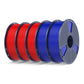 High Speed PLA (HSPLA) 5KG Filament Bundle, 1KG per Roll, 5 Packs Bundle