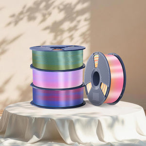 Silk Rainbow(Upgraded 8Meters Color Change Length) Filament 1KG