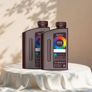 SUNLU CMYK+W Color Mixing Resin 1000g*5 Bottles Kit