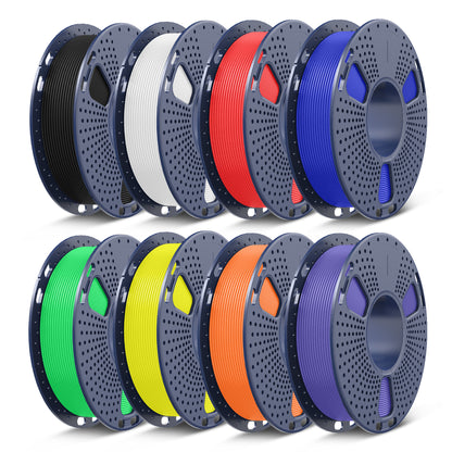 [13th Anniv Deal] PLA, PLA+, PLA+2.0, PLA Meta Filament 250g*8 Rolls, 0.25kg per Spool, 8 Pack, 2kg Total, Mini Spool for 3D Printers