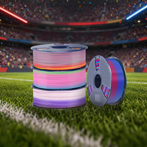 [MOQ: 3 Rolls] PLA Rainbow and PLA Transparent Rainbow and SILK Rainbow Filament 1KG