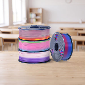 [BTS Sale] PLA Rainbow and PLA Transparent Rainbow and SILK Rainbow Filament 1KG