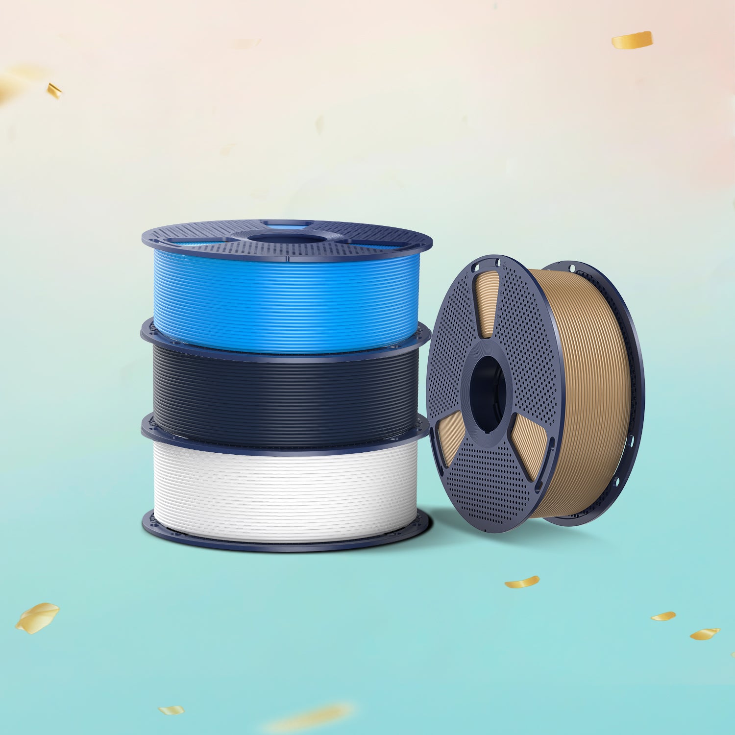[Min. 3 Rolls] PLA+ 2.0, Upgraded PLA+(PLA Plus), 3D Printer Filament 1KG