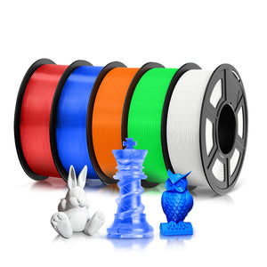 PLA+(PLA Plus) Filament 1KG*5 Spools Combo