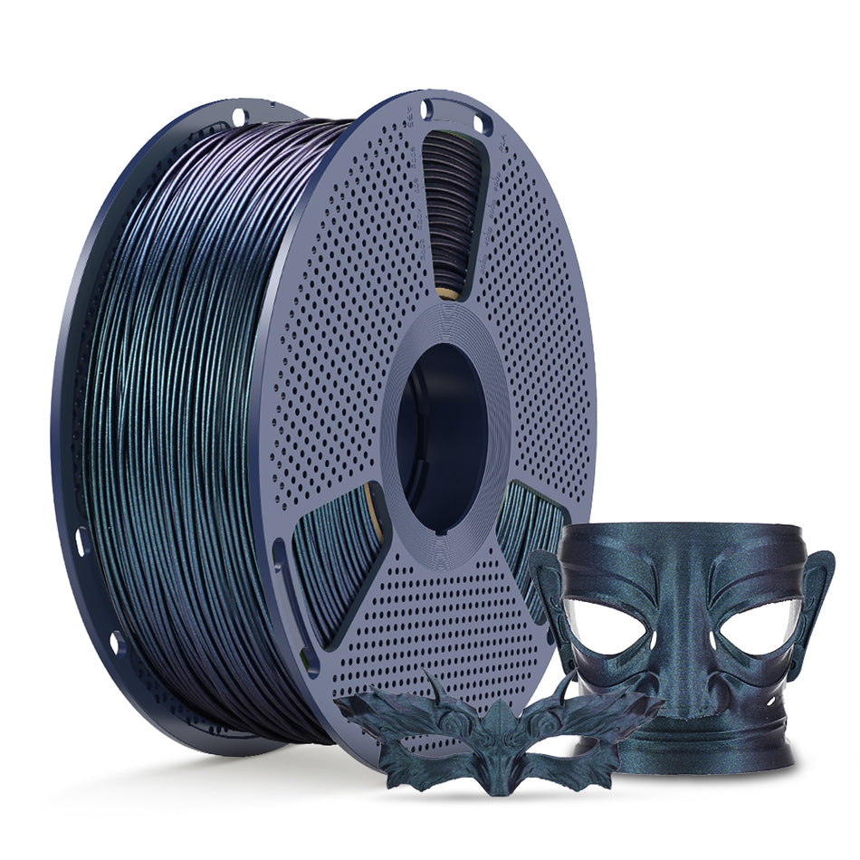 SUNLU PLA Galaxy Esthenic Filament 1KG, Color-Shifting PLA Filament, Sparkling Ultrafine Pearlescent Powder