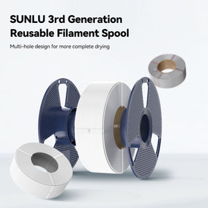 [Refill Freely, No Spool Waste] SUNLU Refill Filament 1KG, Compatible with 2025 SUNLU Third-Generation Reusable Spool & Bambu Lab Reusable Spool