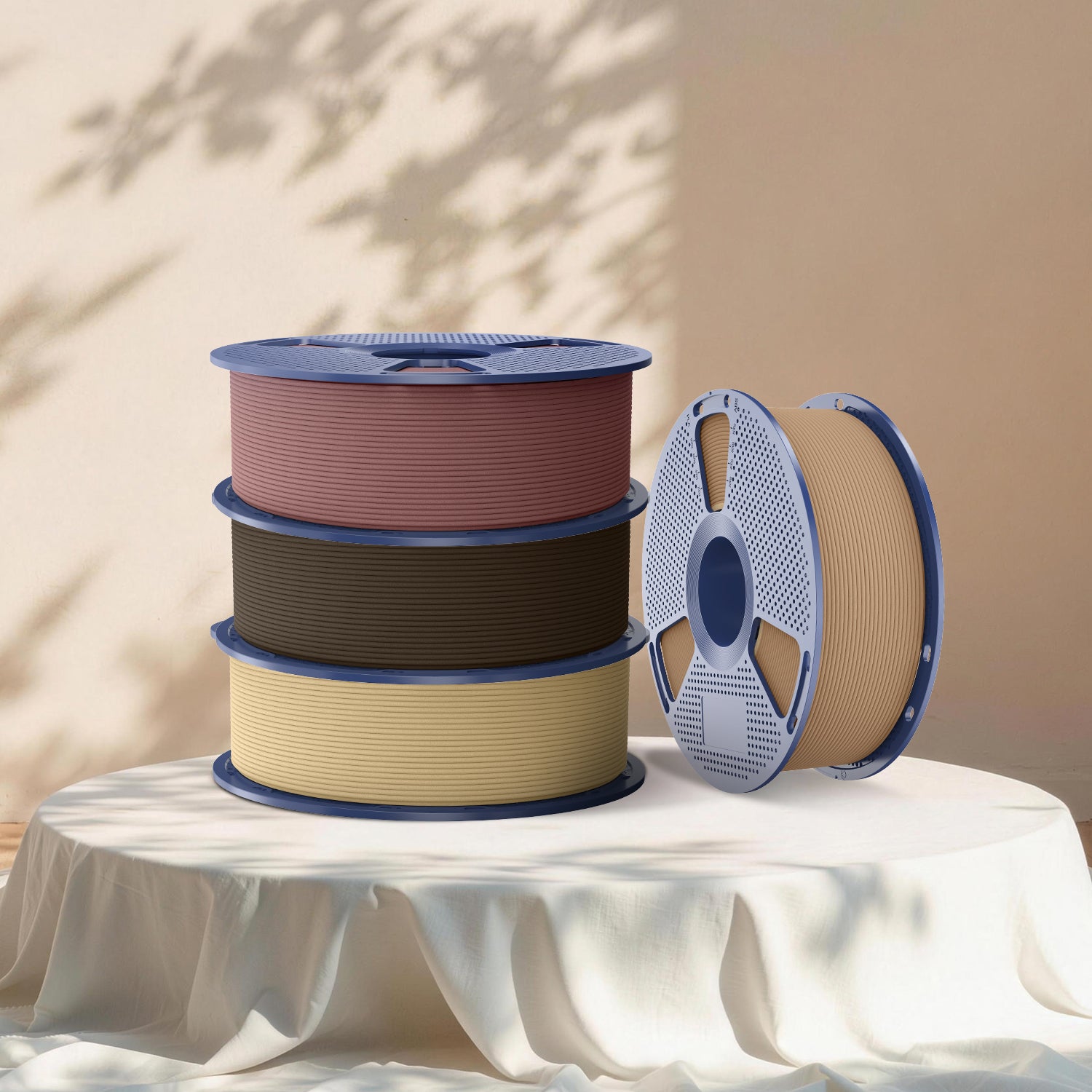 Optimized Wood PLA 3D Printer Filament 1KG, Optimized and Upgraded Wood Texture