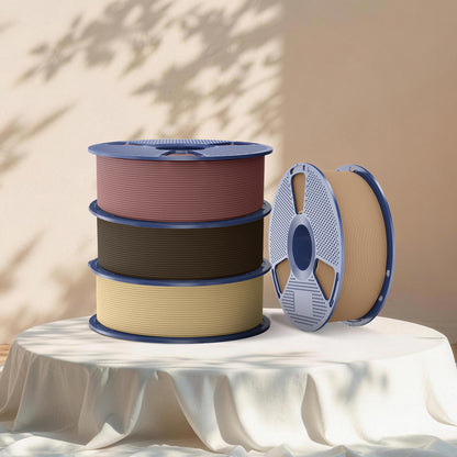 Optimized Wood PLA 3D Printer Filament 1KG, Optimized and Upgraded Wood Texture