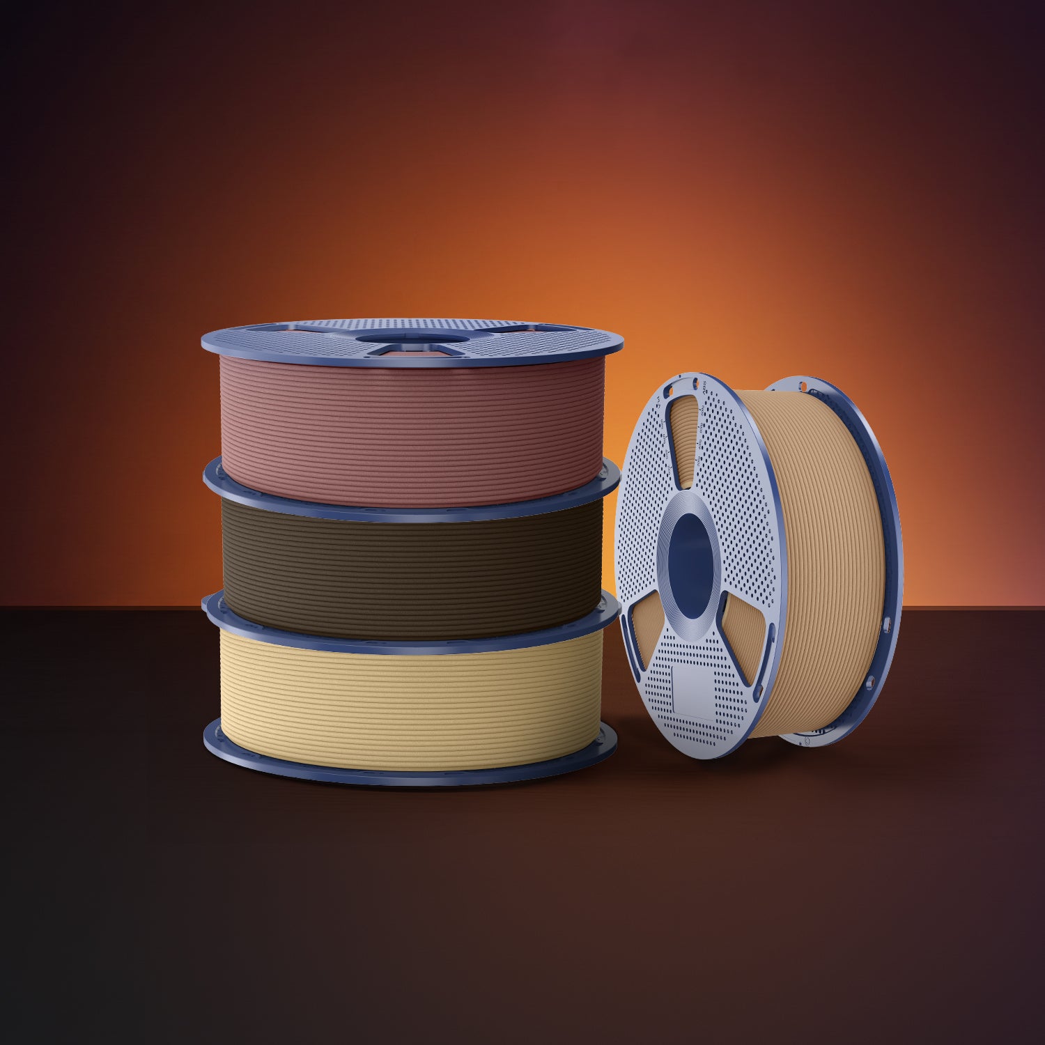 Optimized Wood PLA 3D Printer Filament 1KG, Optimized and Upgraded Wood Texture