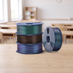 [BTS Sale] PLA Galaxy Esthenic Filament 1KG, Color-Shifting PLA Filament, Sparkling Ultrafine Pearlescent Powder