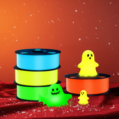 [MOQ: 3 Rolls] Glow in The Dark (Luminous) PLA Filament 1KG