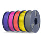 SUNLU 5KG Filament Bundle Collection: PLA, PLA+, PLA Meta, PLA Mattte, PETG, Rainbow , 1KG per Roll, 5 Packs Bundle