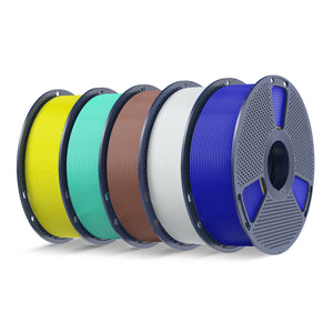 High Speed PLA (HSPLA) 5KG Filament Bundle, 1KG per Roll, 5 Packs Bundle