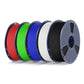 PLA Matte 5KG Filament Bundle, 1KG per Roll, 5 Packs Bundle