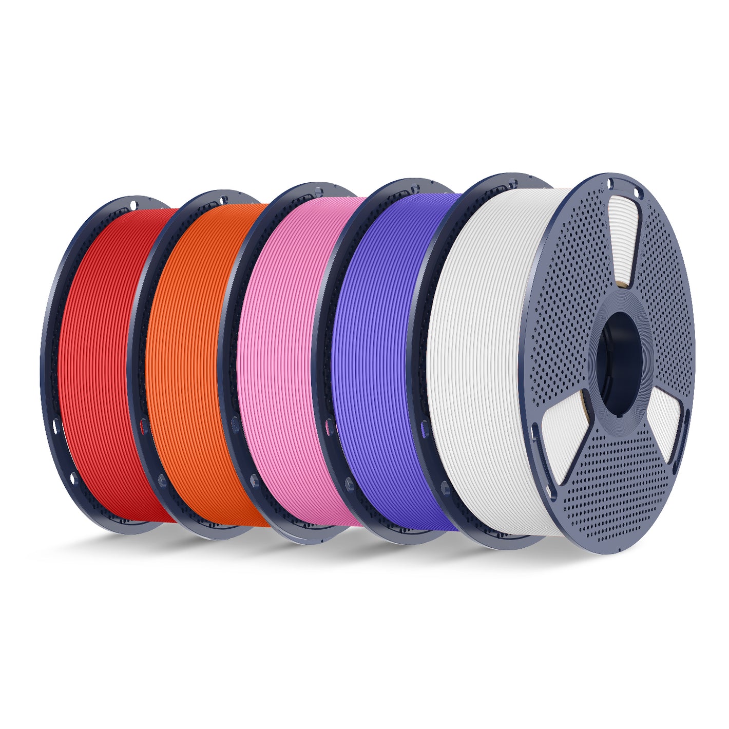 PLA Matte 5KG Filament Bundle, 1KG per Roll, 5 Packs Bundle