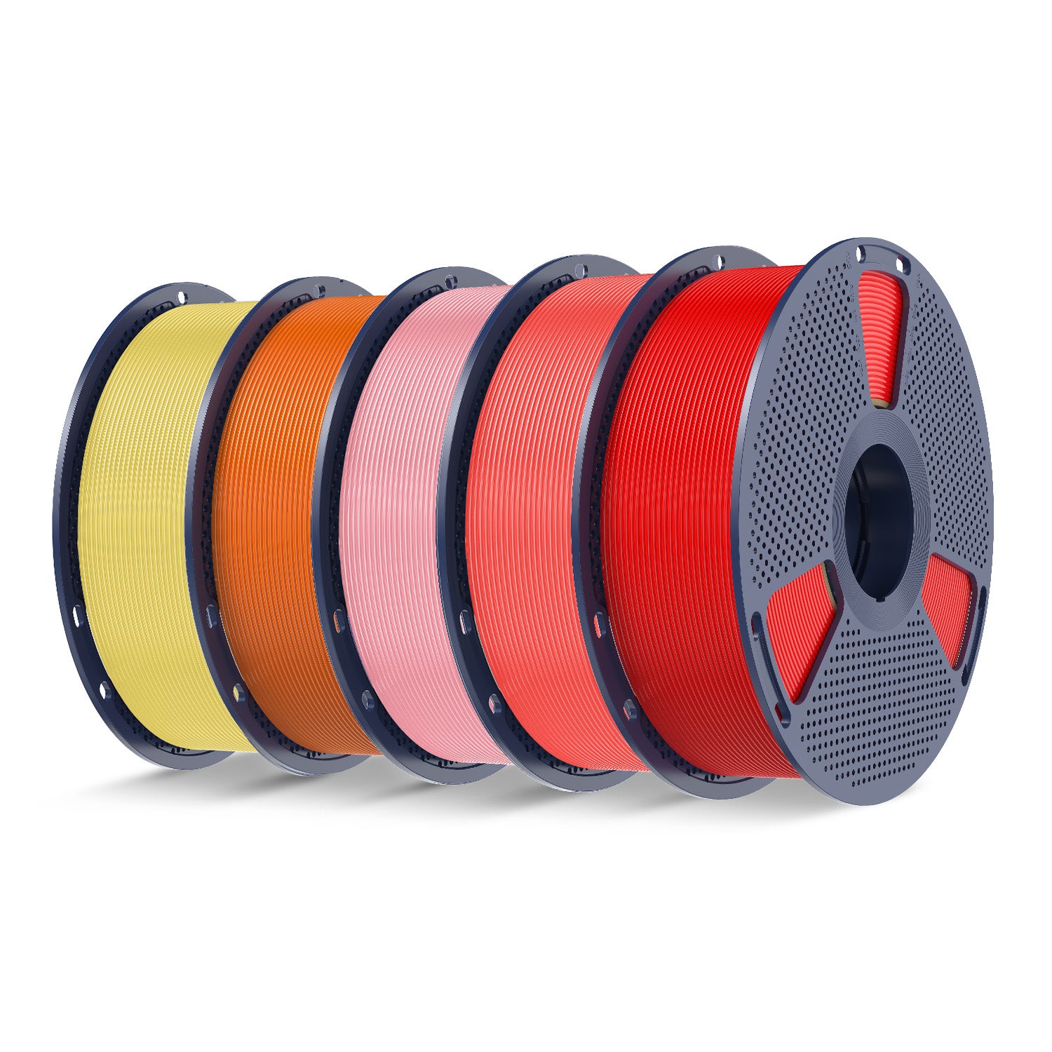 PETG 5KG Filament Bundle, 1KG per Roll, 5 Packs Bundle