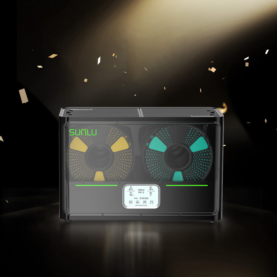 SUNLU Filament Dryer S4, Temperature Balance and High Efficiency, Dryer and PLA Meta Filament Bundle