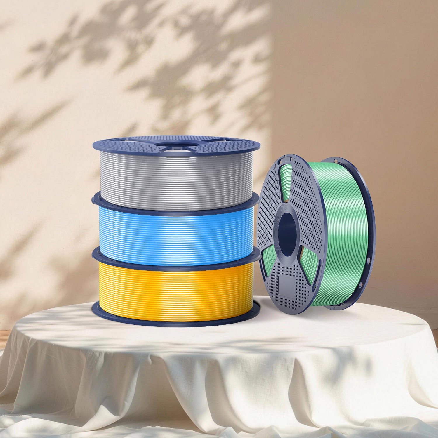 [MOQ: 3 Rolls] SILK PLA+ Filament 1KG