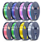 PLA, PLA+, PLA+2.0, PLA Meta Filament 250g*8 Rolls, 0.25kg per Spool, 8 Pack, 2kg Total, Mini Spool for 3D Printers