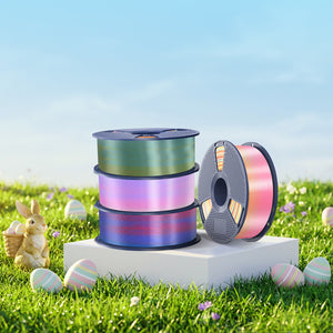 [MOQ: 3 Rolls] Buy 3 save £2, PLA Rainbow and PLA Transparent Rainbow and SILK Rainbow Filament 1KG