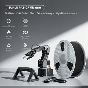Nylon-6 Carbon Fiber (PA6-CF) 3D Printer Filament 1KG