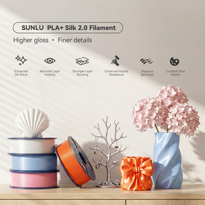 [New Arrival] SILK 2.0 Filament 1KG, High Gloss Shiny Silk 3D Printer Filament